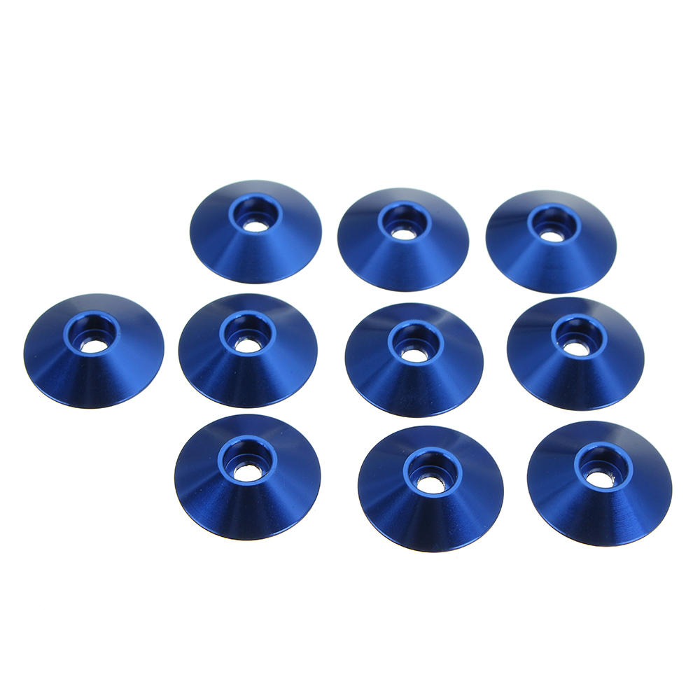 10Pcs M3 Cap Head Screw Cup Washer Extra Large Gasket Aluminum Alloy Multicolor