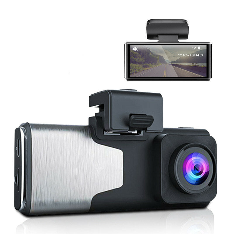 Car Dash Cam 4K Driving recorder Dual Cams WIFI G-sensor Night Vision Video Camera GPS Recorder Car DVR