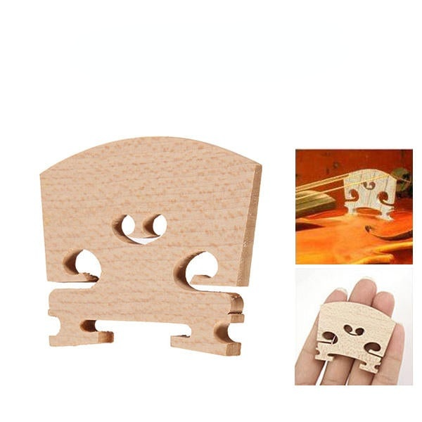 Violin Bridges Fiddle Maple Wood Laser Cut for 4/4 Size