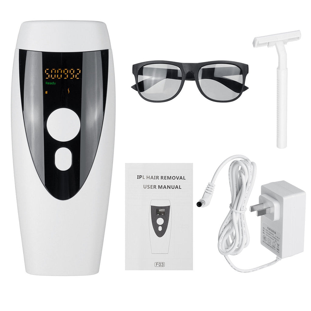 5 Gear Adjutable Hair Remover 500,000 Flashes Display Laser Hair Removal Epilator Painless Body Hair Removal