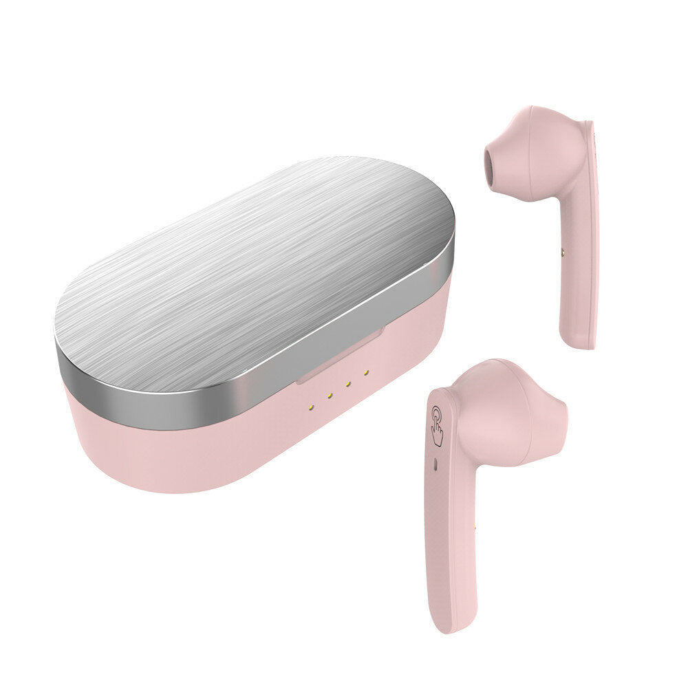 Touch Control Bluetooth 5.0 Earbuds TWS Wireless Stereo Binaural Call In-ear Earphone Headphones with HD Mic