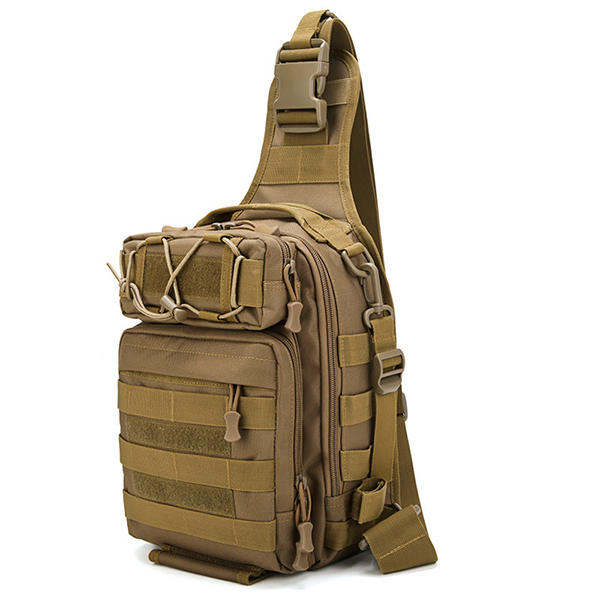 Nylon Camouflage Portable Multifunction Crossbody Bag Tactical Military Waterproof Chest Bag For Men