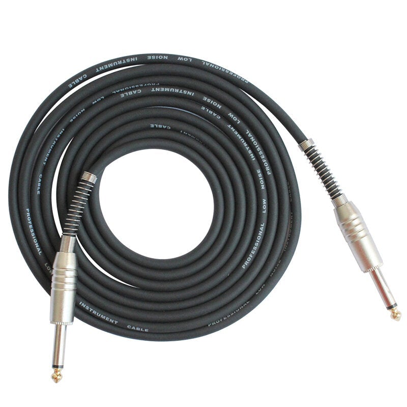 3m Guitar Cable 6.5mm Jack Audio Cable for Guitar Mixer Amplifier Bass