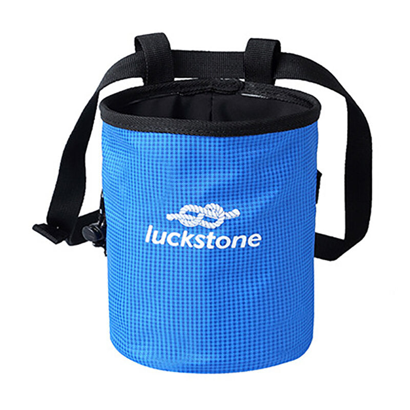 Outdoor Adjustable Waist Belt Chalk Bag Mg Powder Storage Pouch for Rock Climbing Gym