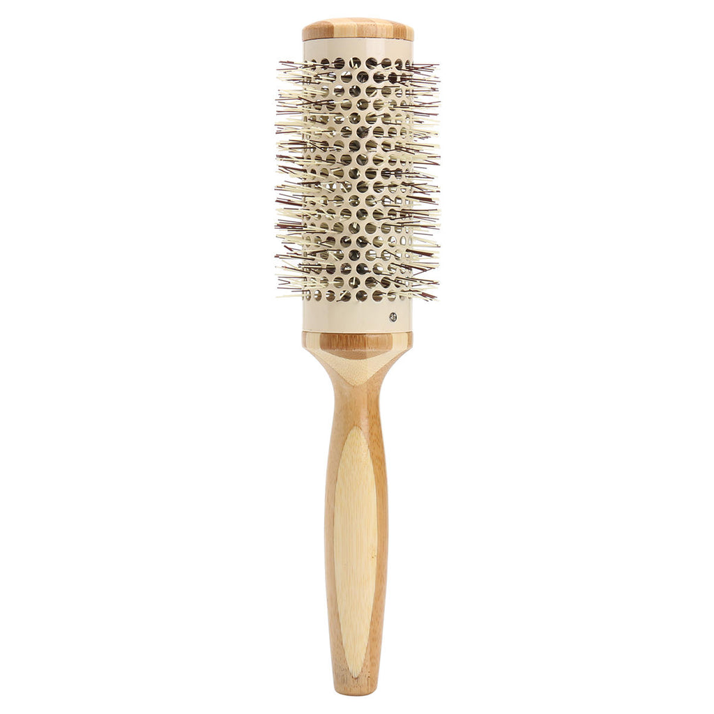 7 Pro Round Brush Curly Hair Roller Brush Natural Wood Hairbrush Comb Salon Tools