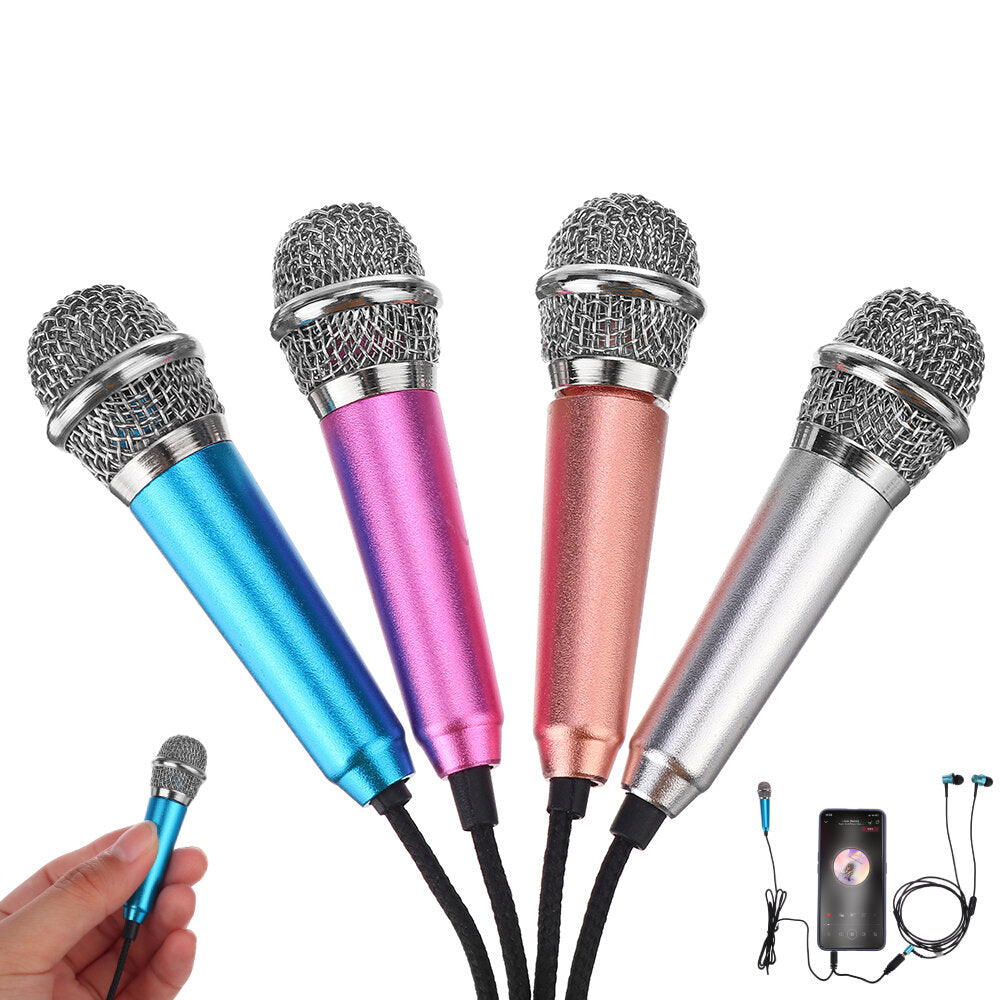 Mini Portable Vocal/Instrument Microphone for Mobile Phone Laptop Notebook Apple iPhones Sumsung Android