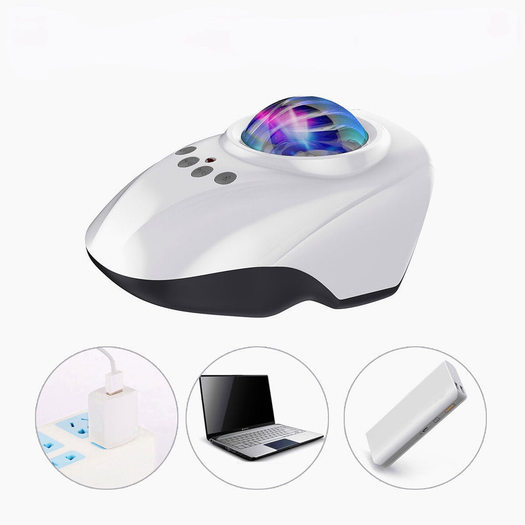 Bluetooth Star Projector Speaker Music Player White Noise Star Light Projector Night Light Projector