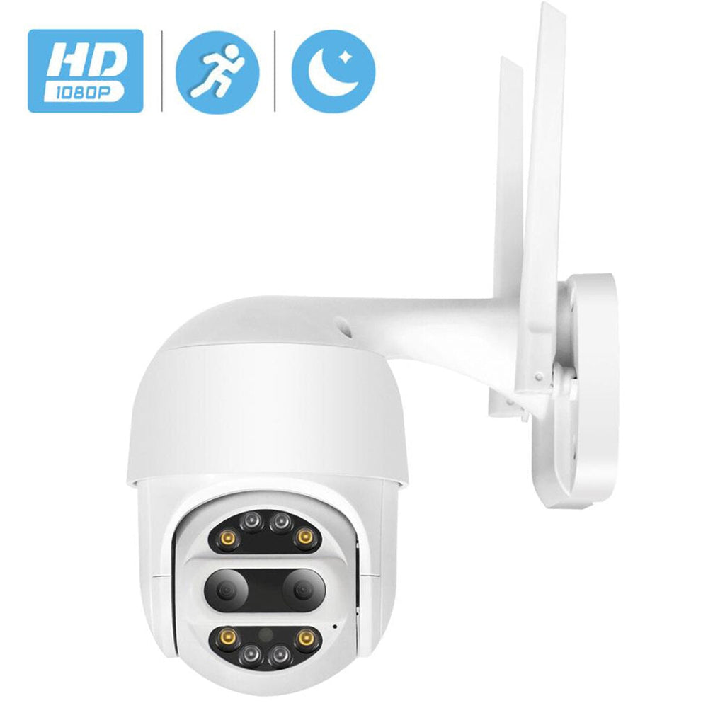 1080P HD IP Camera Wifi Outdoor Auto Tracking 2MP CCTV Security Camera 4X Optical Zoom Alarm Dome Waterproof Wireless Camera