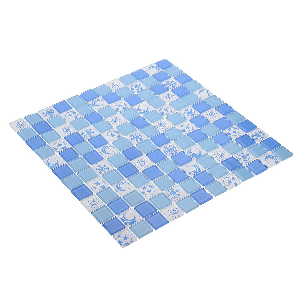 Waterproof Crystal 3D Mosaic Tiles Wall Sticker for Bathroom Decor