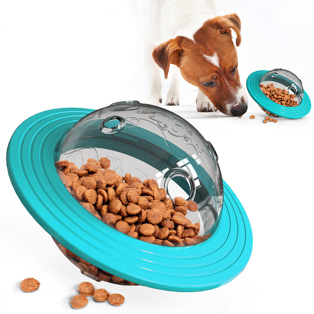 Shape Dog Cat Food Ball Shaking Foods Leak Container