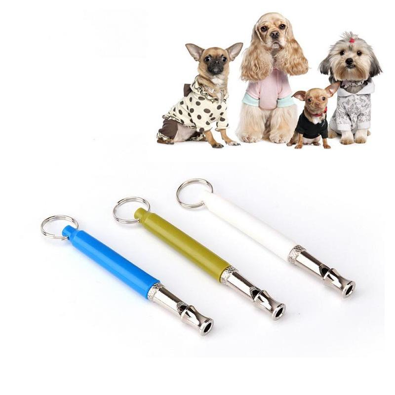 Adjustable Pet Dogs Whistle Anti Bark Ultrasonic Sound Dogs Training Flute Pet Trainer Control Tools