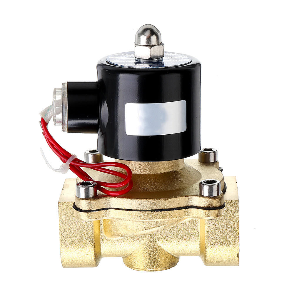 1/2 3/4 1 Inch 110V Electric Solenoid Valve Pneumatic Valve for Water Air Gas Brass Valve Air Valves