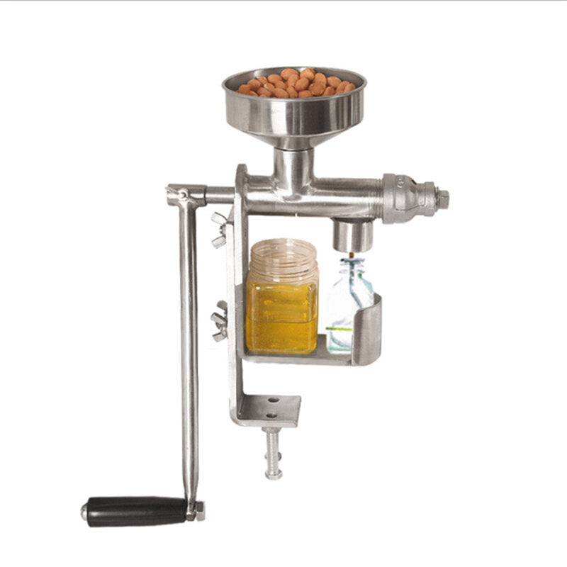 Manual Oil Press Machine Stainless Steel for Seeds Nuts Beans