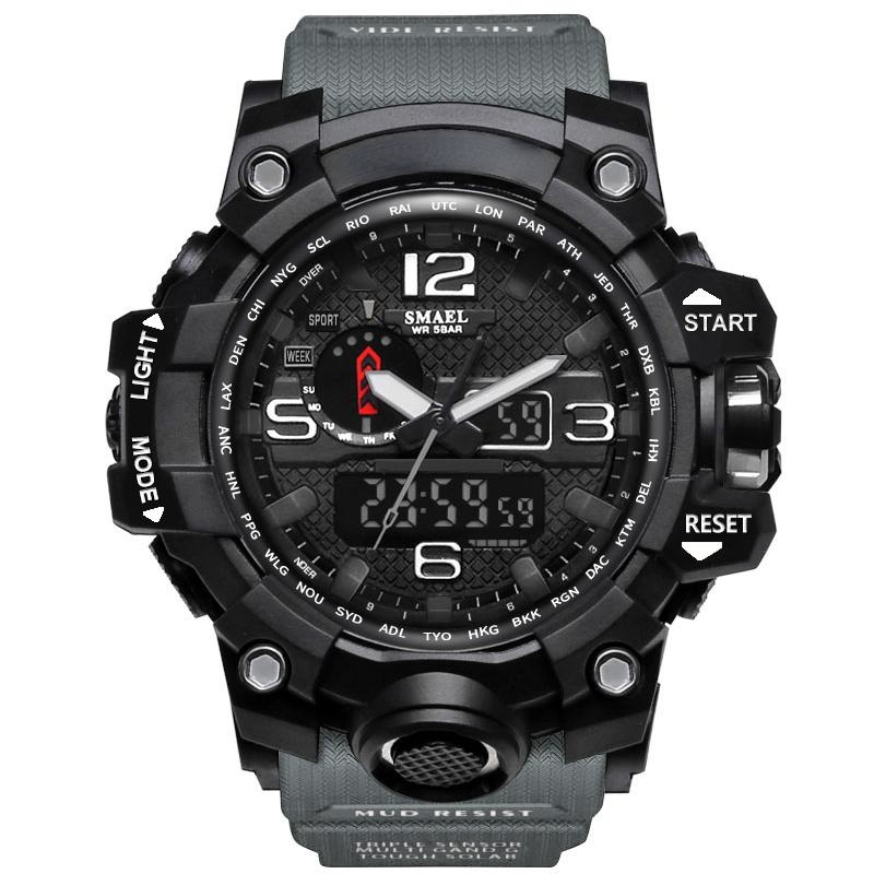 Waterproof Sport Dual Display Watch