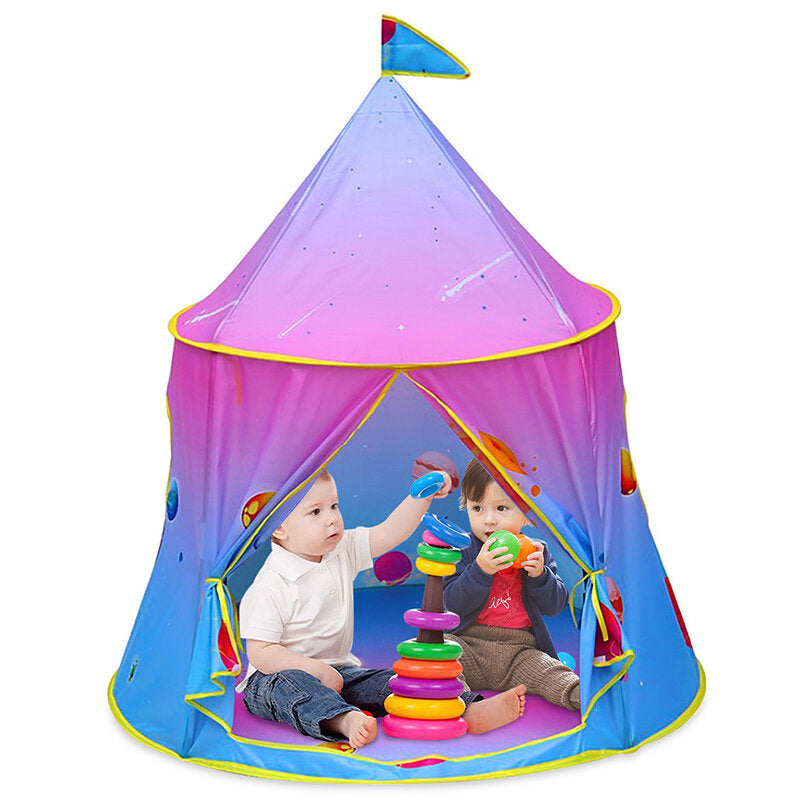 Play Yurt Tent Girls House Castle Foldable Princess Outdoor Indoor Kids Children