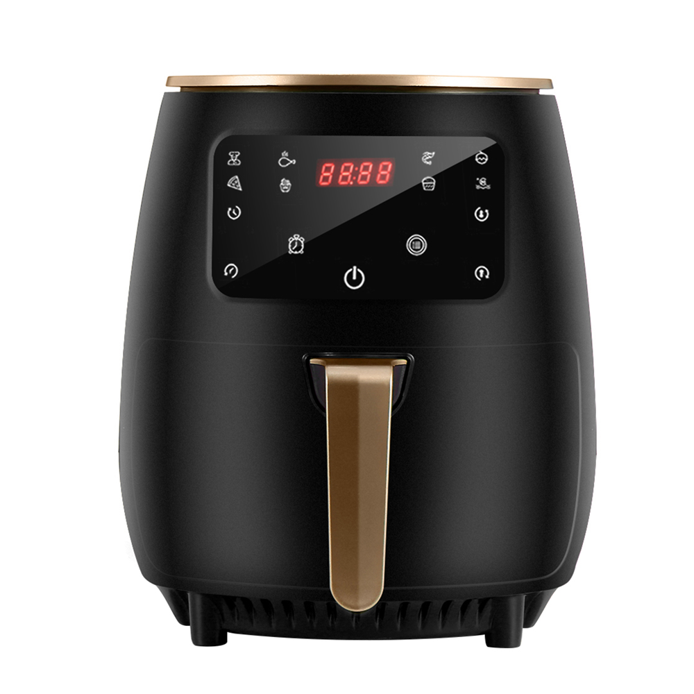 1800W 4.5L Air Fryer Oil free Health Fryer Cooker 110V/220V Multifunction Smart Touch LCD Airfryer French fries Pizza Fryer