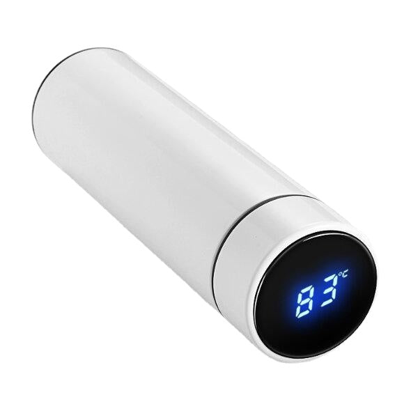 500ml Vacuum Thermos LCD Temperature Display Water Bottle Stainless Steel Double Wall Insulated Cup