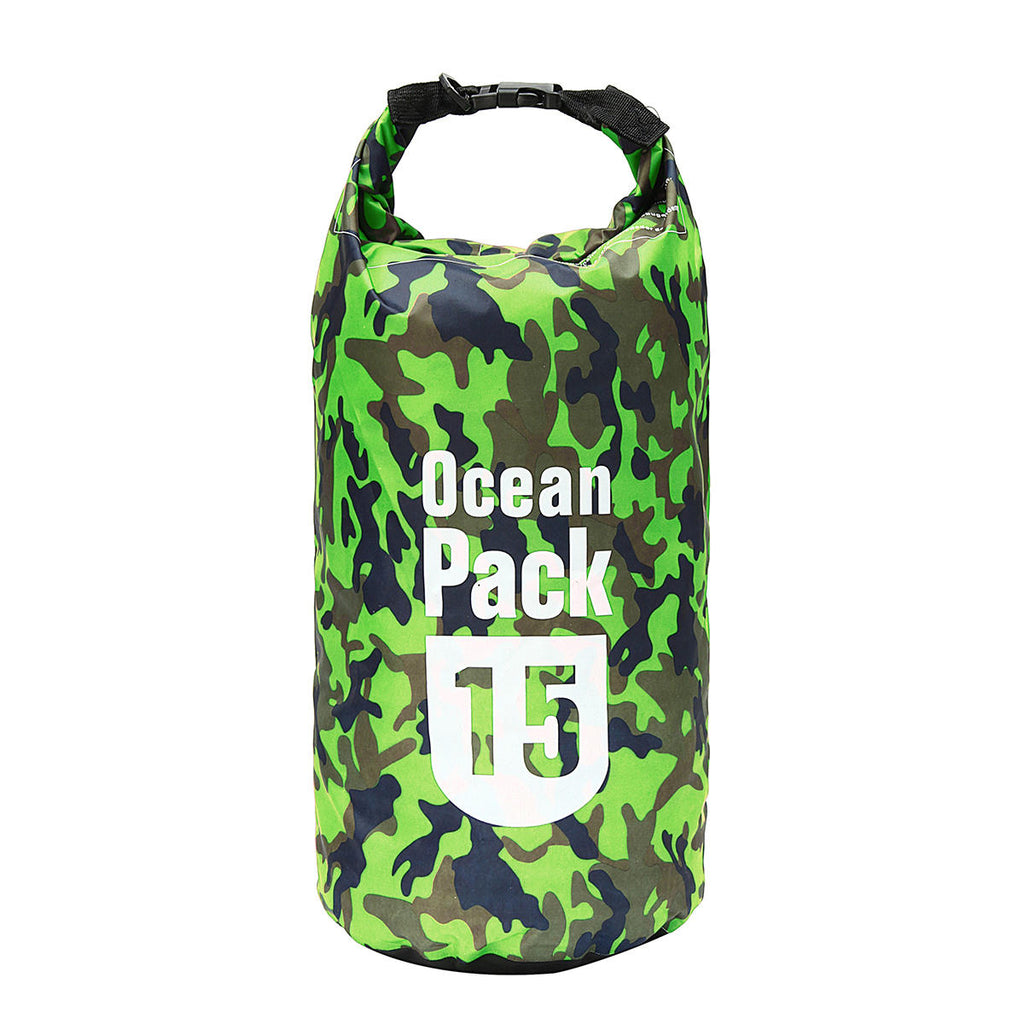 15L Waterproof Bag Camping Rafting Storage Dry Bag Swimming Bag Lightweight Diving Floating Bag