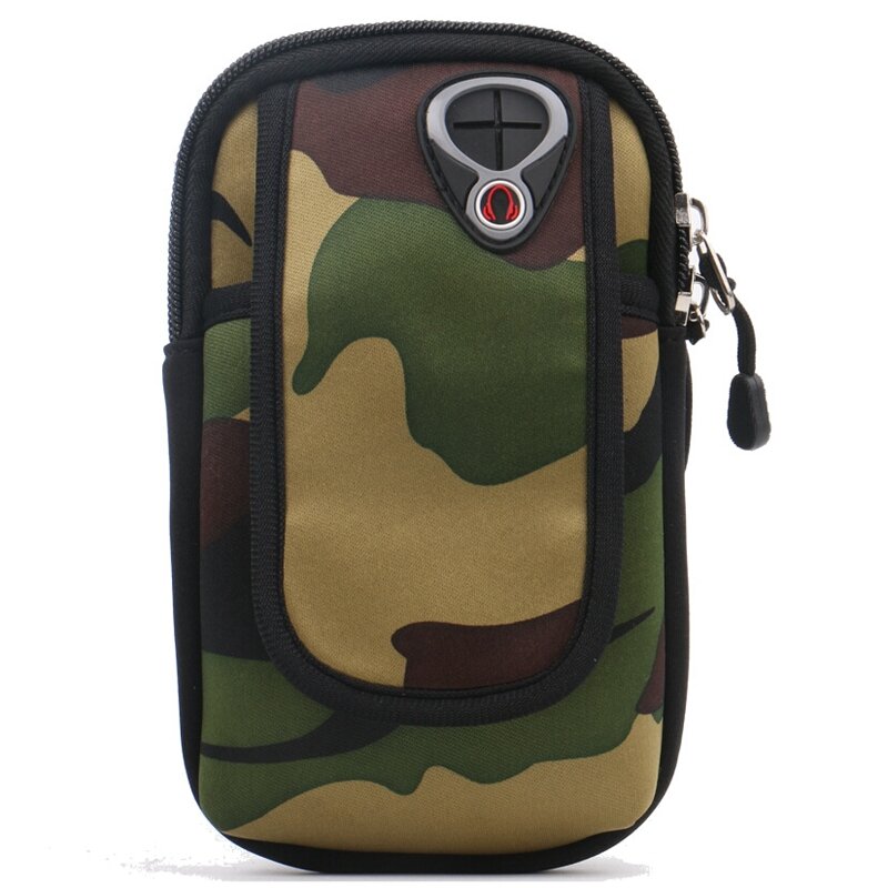 Outdoor Sports Jogging Arm Bag Phone Package Mobile Phone Arm Pouch Camouflage Printing