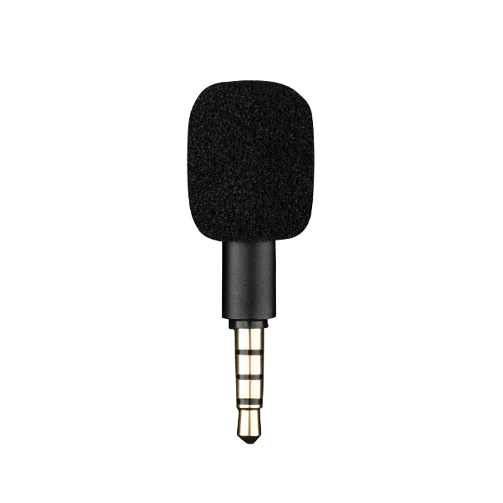 Mini Omni-Directional 3.5mm Jack Microphone Portable Small Mic for Sound Card Recorder Cellphone Smartphone Android Phone