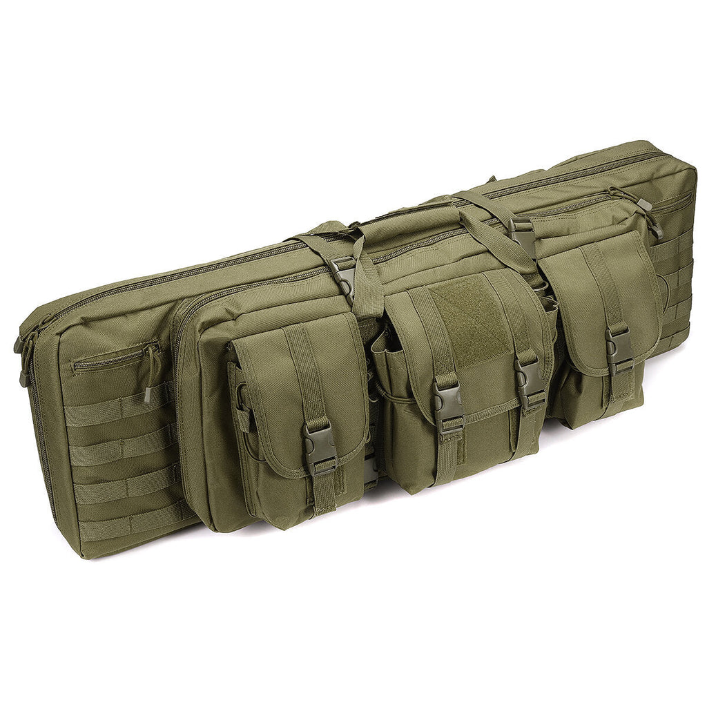 36inch Tactical Camouflage Fishing Tackle Camping Bag Multifunctional Storage Bag Double Padded Backpack