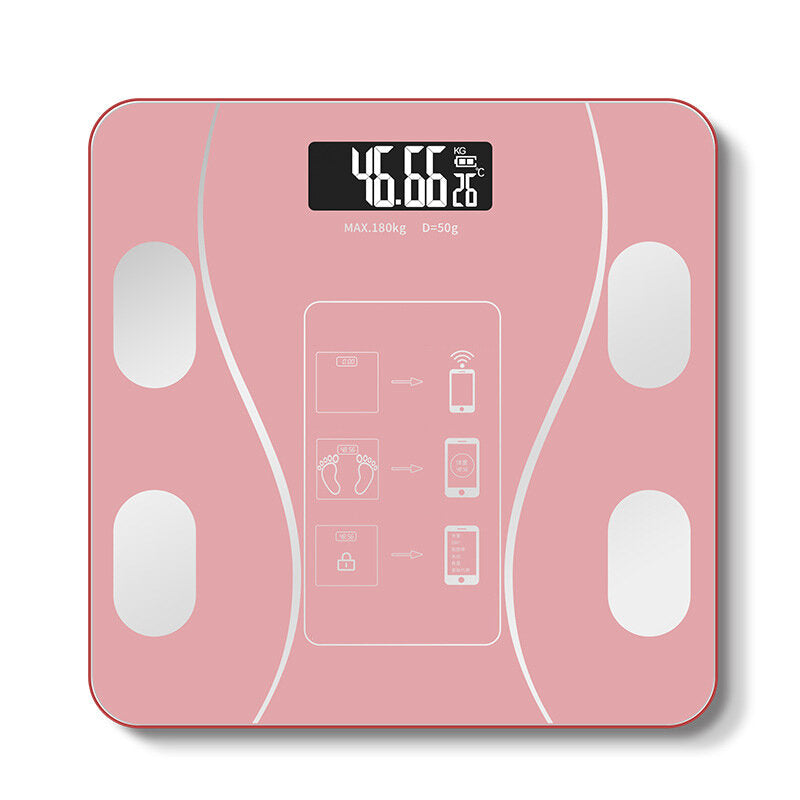 Smart Wireless Body Fat Scale USB+Solar Charing BMI Scales Digital Scale For Body Weight With APP Analyzer