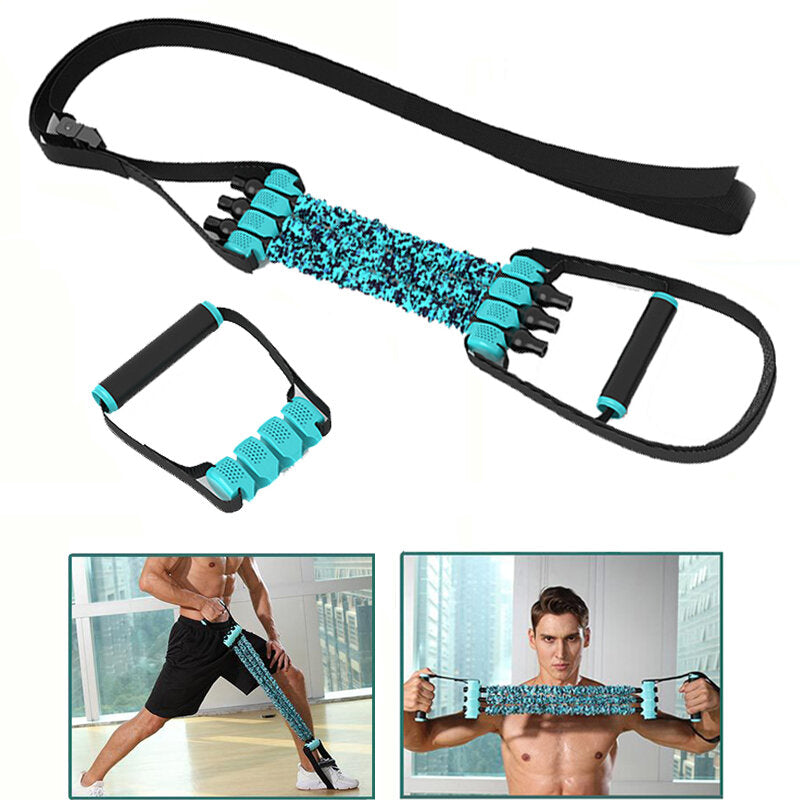 2-in-1 Multi-function Pull Up Assist Band Elastic Resistance Bands Strength Puller For Home Gym Chest Muscle Training