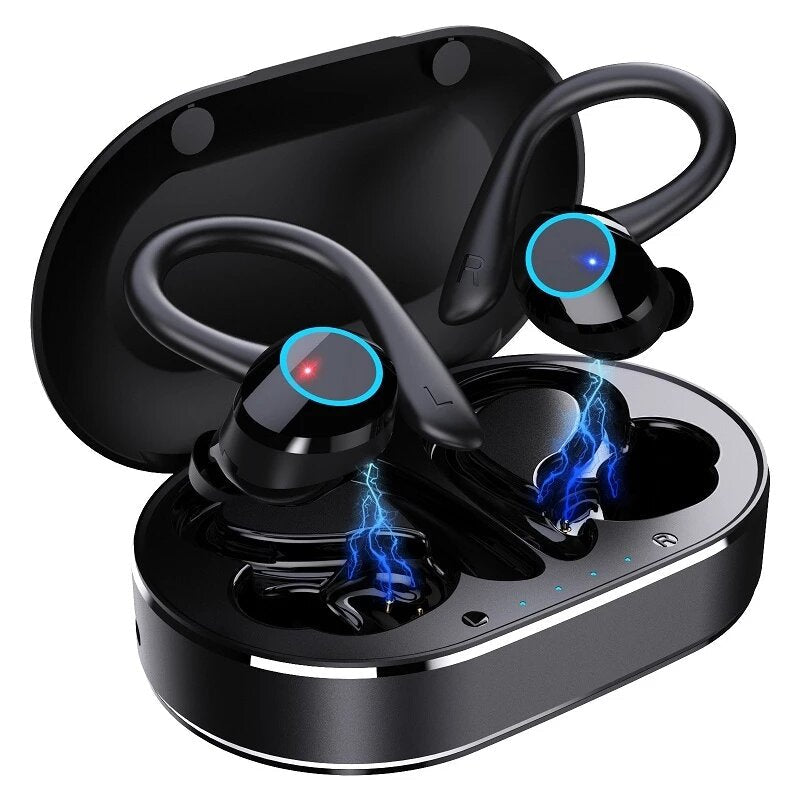 TWS Bluetooth Earphones Touch Control Wireless Headphones with Microphone Sports Waterproof Earbuds 9D Stereo Headsets