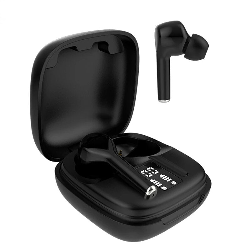 Bluetooth 5.0 TWS Wireless Waterproof Headphones Mini Headset Touch Control Earphone Stereo Bass Earbuds with LED Display