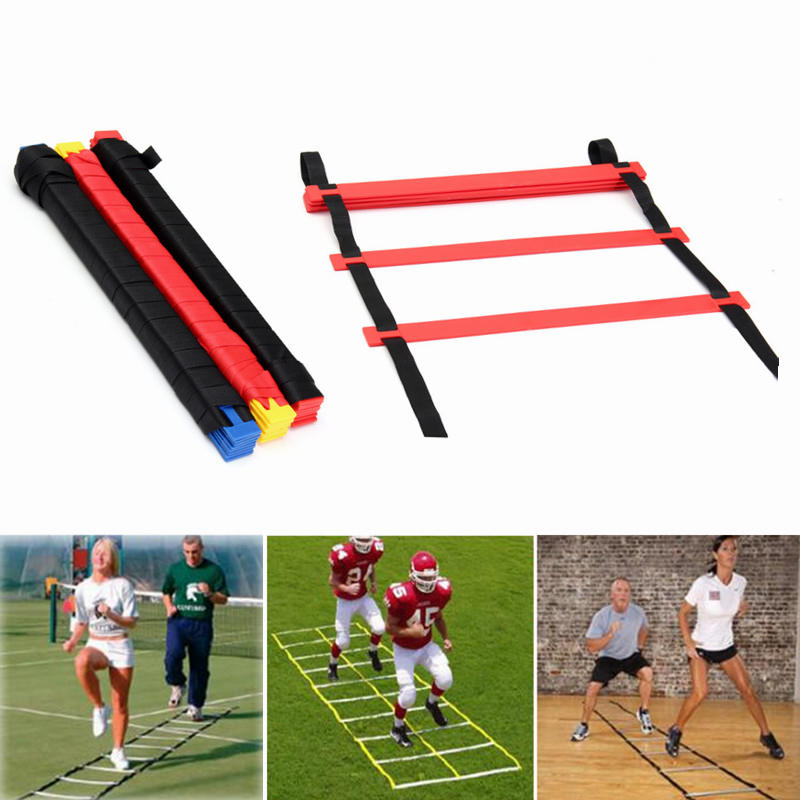 20 Rungs Speed Agility Ladder Soccer Sport Ladder Training Carry Bag