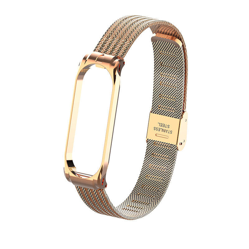 Metal Wave Style Watch Strap Replacement Watch Band for Smart Watch Non-original