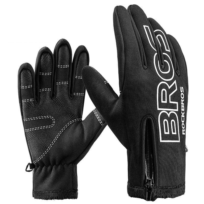 Winter Warm Cycling Gloves Full Finger Touch Screen Riding MTB Bike Bicycle Gloves Motorcycle Bike Gloves