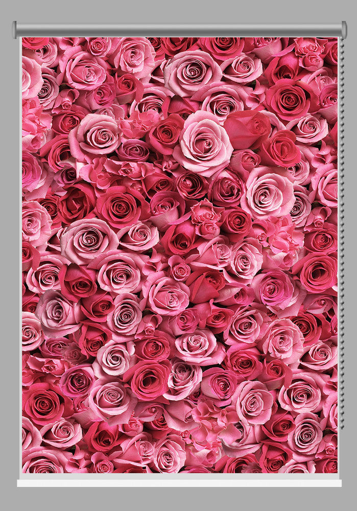 Rose Romantic Window Curtain Roller Shutters Print Painting Wall Decor Roller Blind Background