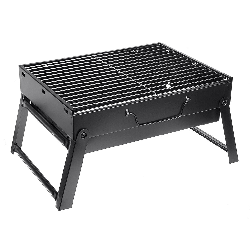 Barbecue Grill Portable Foldable Stainless Steel Mini Light for 3-5 Person