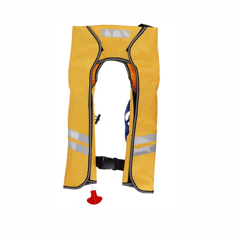 Automatic Inflatable Life Jacket Adult Survival Aid Vest With Luminous Film Super Floating