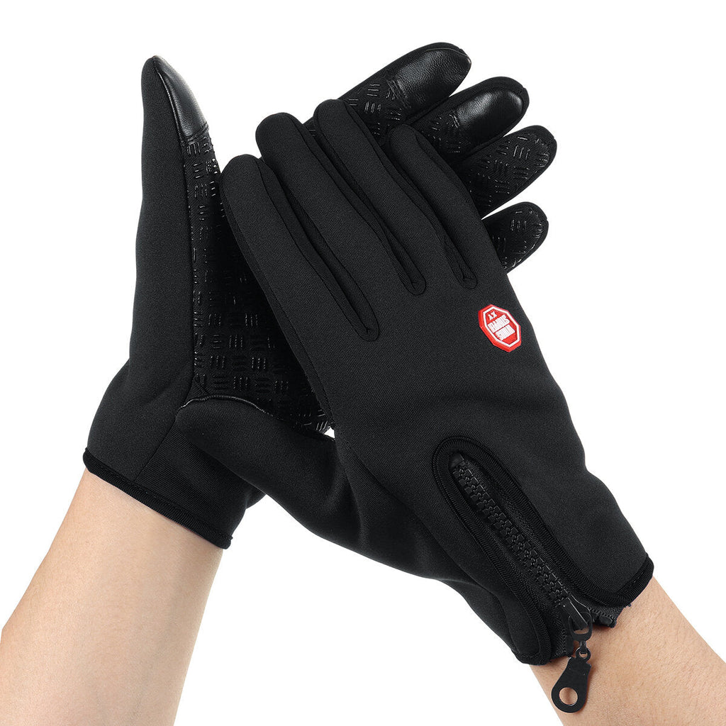 Winter Bike Gloves Thermal Touch Screen Windproof Work Gloves Outdoor Cycling