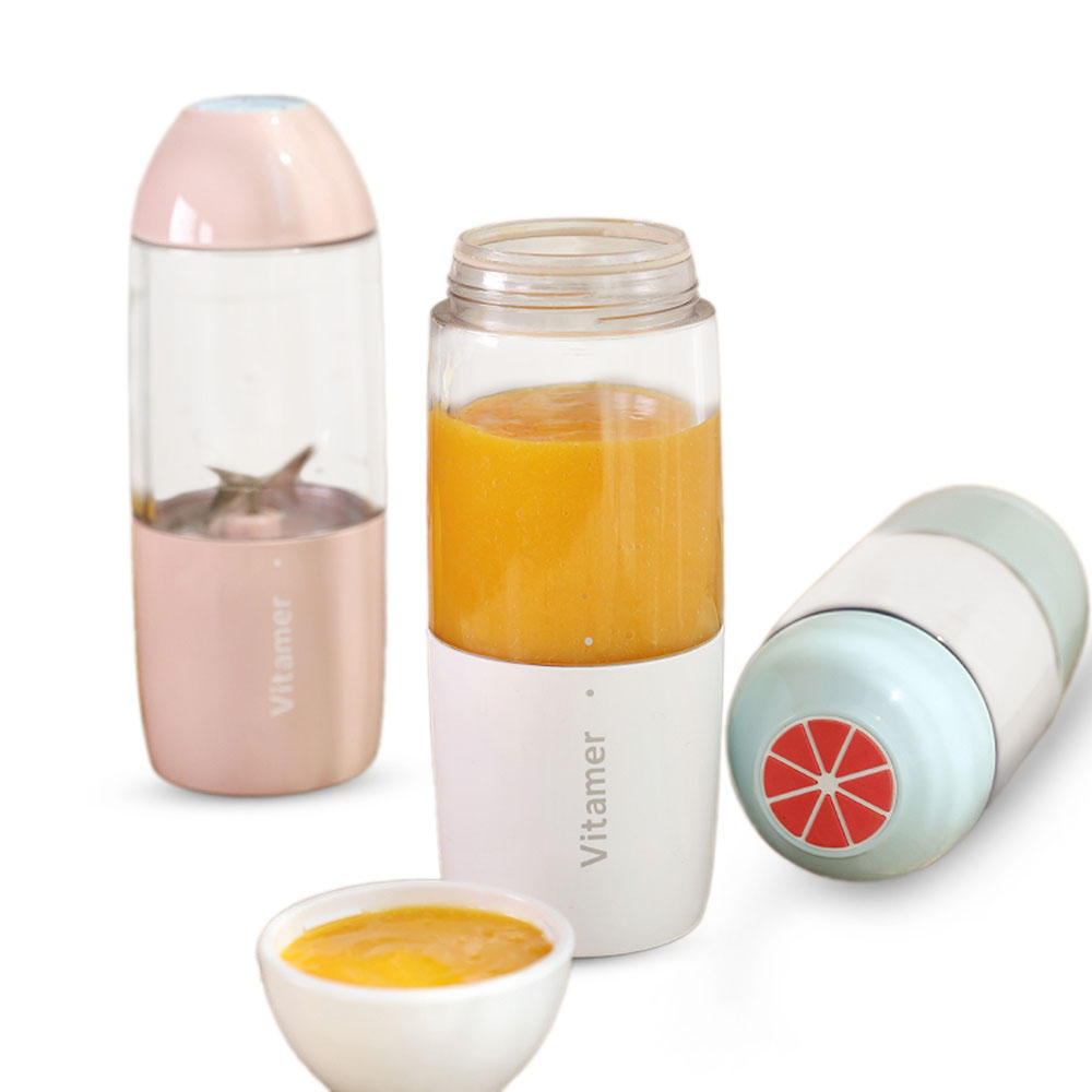 380ML USB Rechargeable Juicer Bottle Cup Vegetables Fruit Milkshake Smoothie Squeezer Reamer Bottle