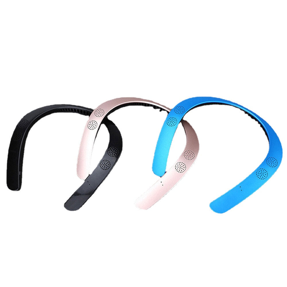 Portable USB Wireless Bluetooth5.0 Hanging Neck Speaker 2.1 Channel Sports Running Bluetooth Speaker