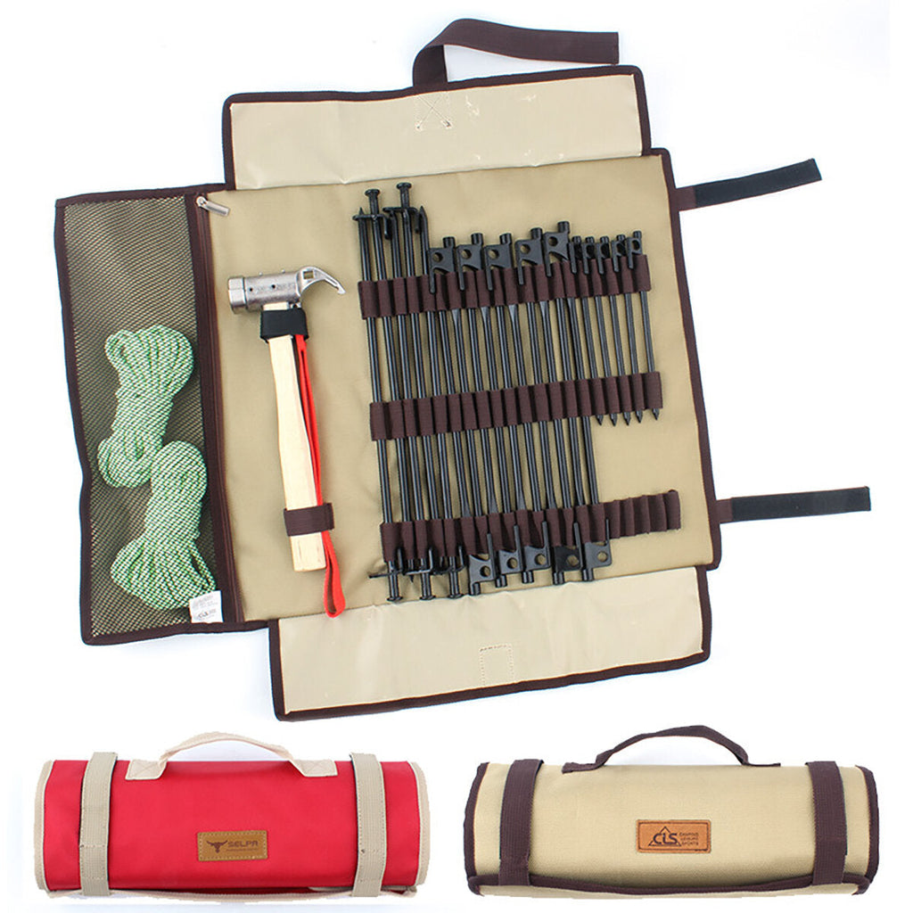 Camping Peg Bag Equipment Storage Bag Handheld Storage Bag Outdoor Camping Climbing Tent Peg Storage Bag