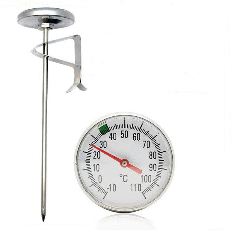 Food Thermometer Stainless Steel Measuring Safety for Coffee Milk