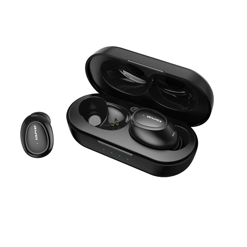 TWS Wireless Bluetooth 5.0 Earphone Mini Portable Stereo Sports Headphone with Mic for iPhone Hu