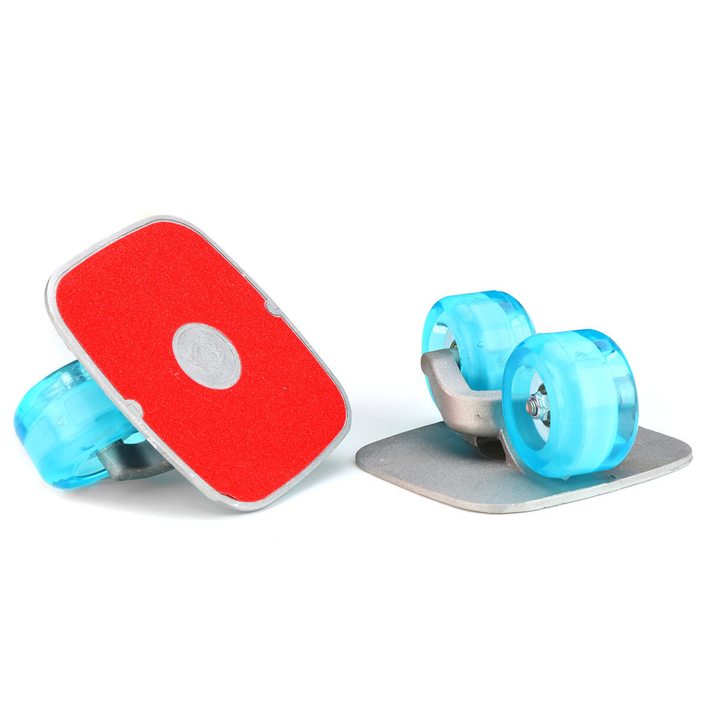 2 Pcs Skate Board PU Flashing Wheel Split Skateboard Drift Plate Roller Skate Outdoor Sport