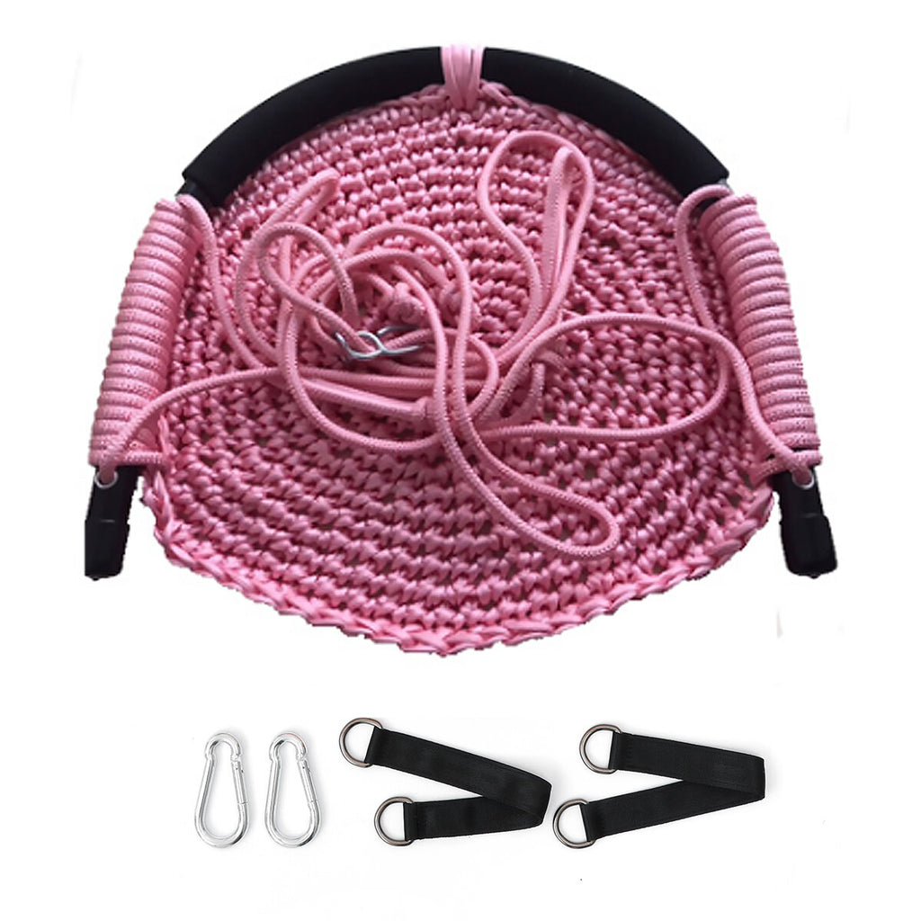 Children's Weaving Swing Rope Net Hammock Baby Family Hanging Chair For Outdoor Garden Backyard Toys