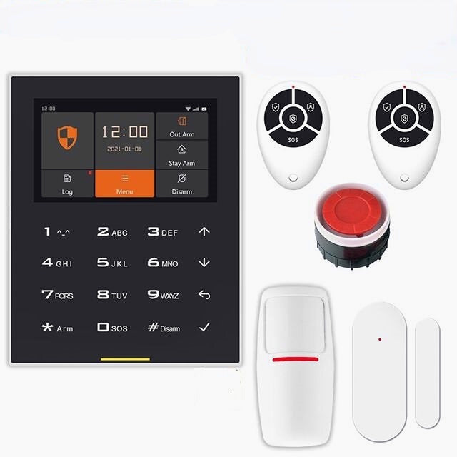 2G WIFI GSM Smart Wireless Home Security Alarm Burglar System Support IOS and Android APP Remote Control