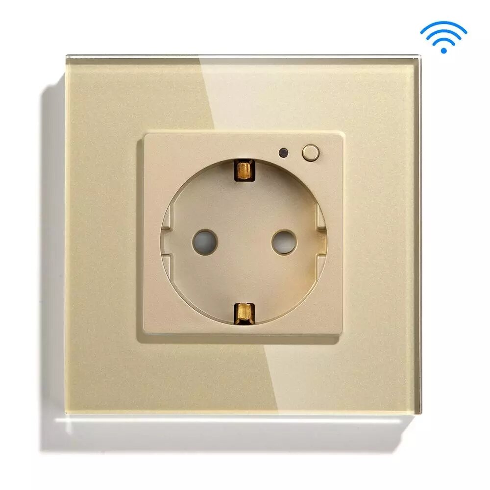 16A Smart Wifi Socket EU Standard Smart Home Switch Intelligent Power Sockets with Timer Function Work with Tuya Google Home Alexa