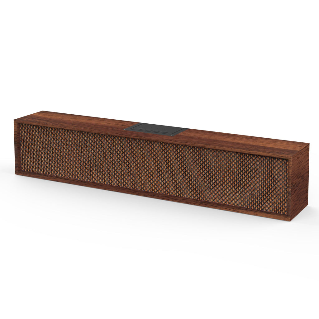 Bluetooth Speaker 20W Wooden Design Bluetooth 5.0 Wireless Music Player AUX Wired TF USB FM Radio Soundbar Subwoofer Box