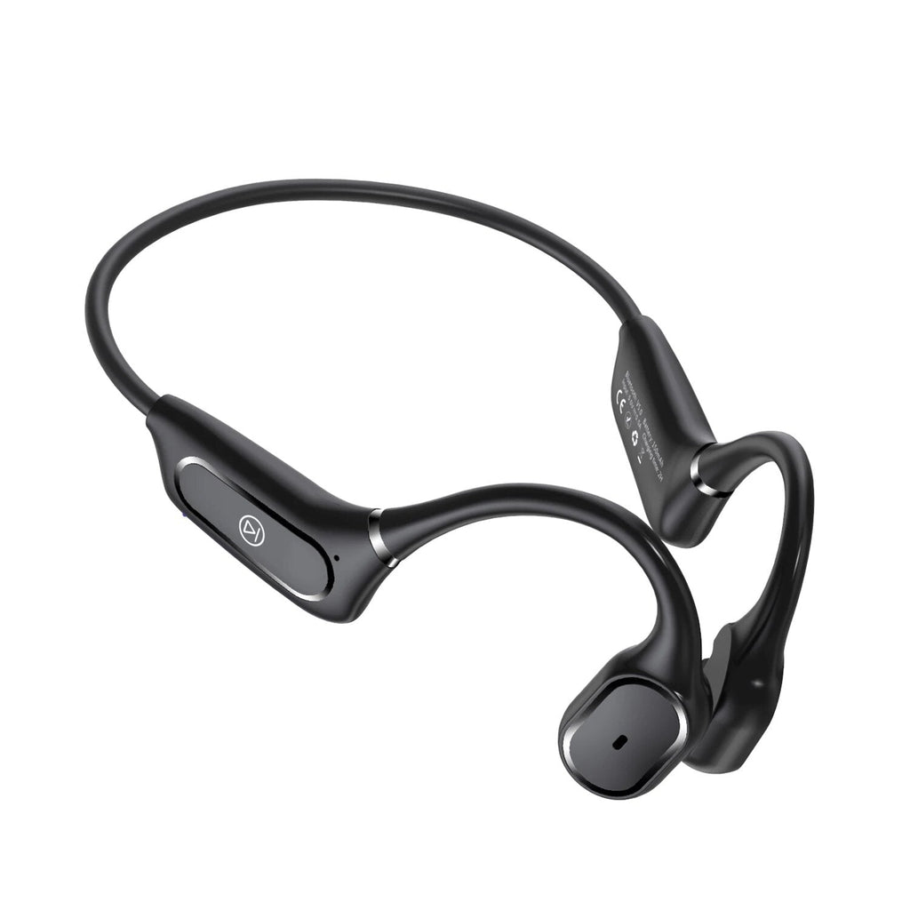 Open Earhook Air Conduction Bluetooth 5.0 Headset Outdoor Sports Stereo Ultralight Noise Reduction Headphone with Mic