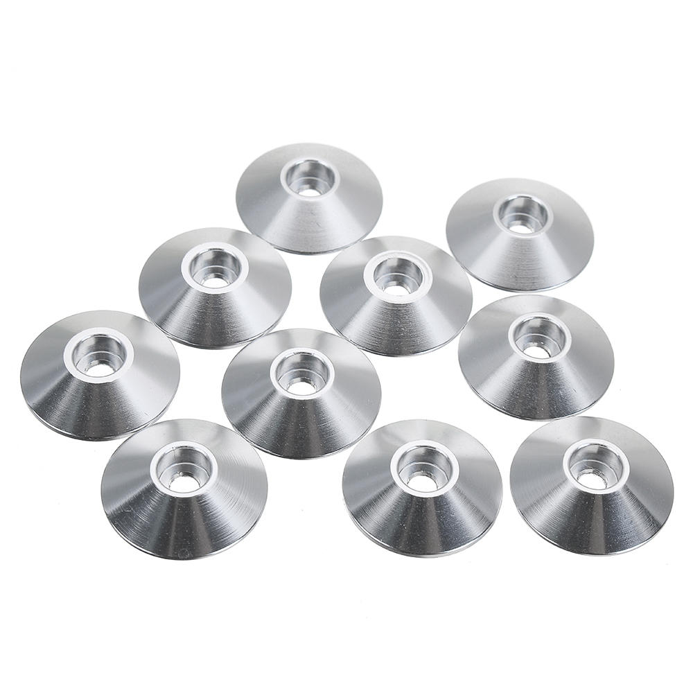 10Pcs M3 Cap Head Screw Cup Washer Extra Large Gasket Aluminum Alloy Multicolor