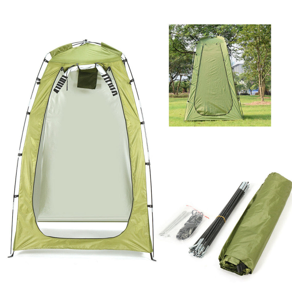 Single People Tent Outdoor Shower Toilet Tent Waterproof Camping Beach Tent BathRoom Sun Shelter