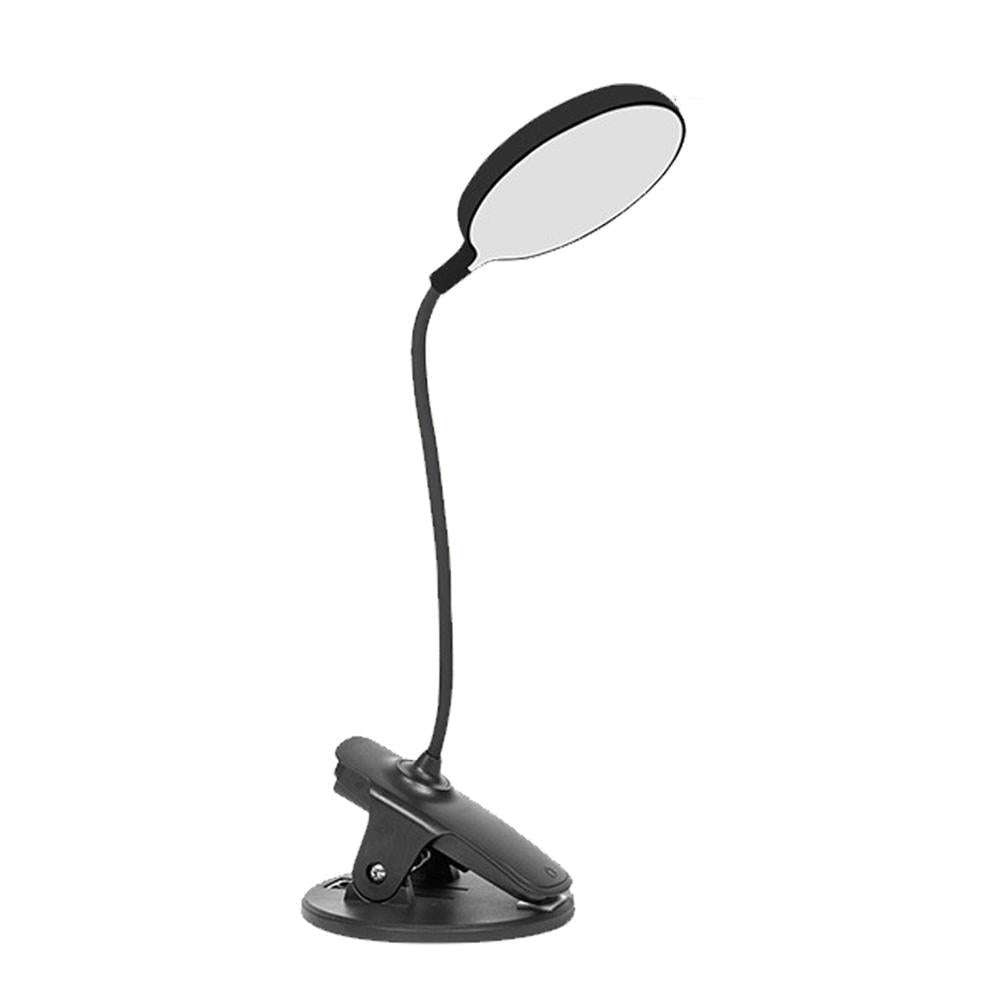 Rechargeable USB Charging Adjustable LED Smart Touch Table Desk Lamp Clip Reading Light